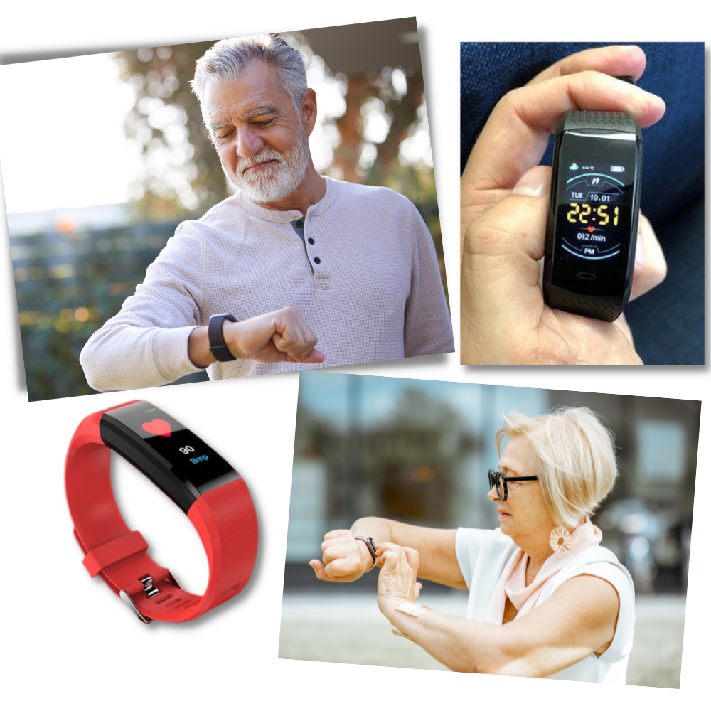 Unisex Fitness Smartwatch | Step Counter and Heart Rate Monitor