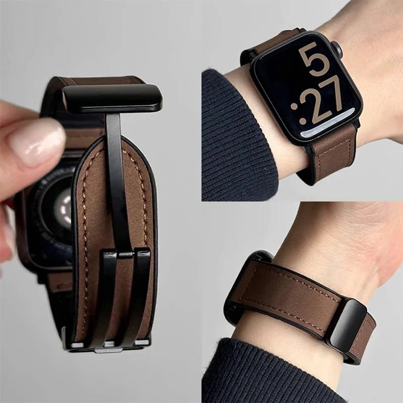 Smart Apple Watch Strap | Classic Buckle Band - Luxyecs
