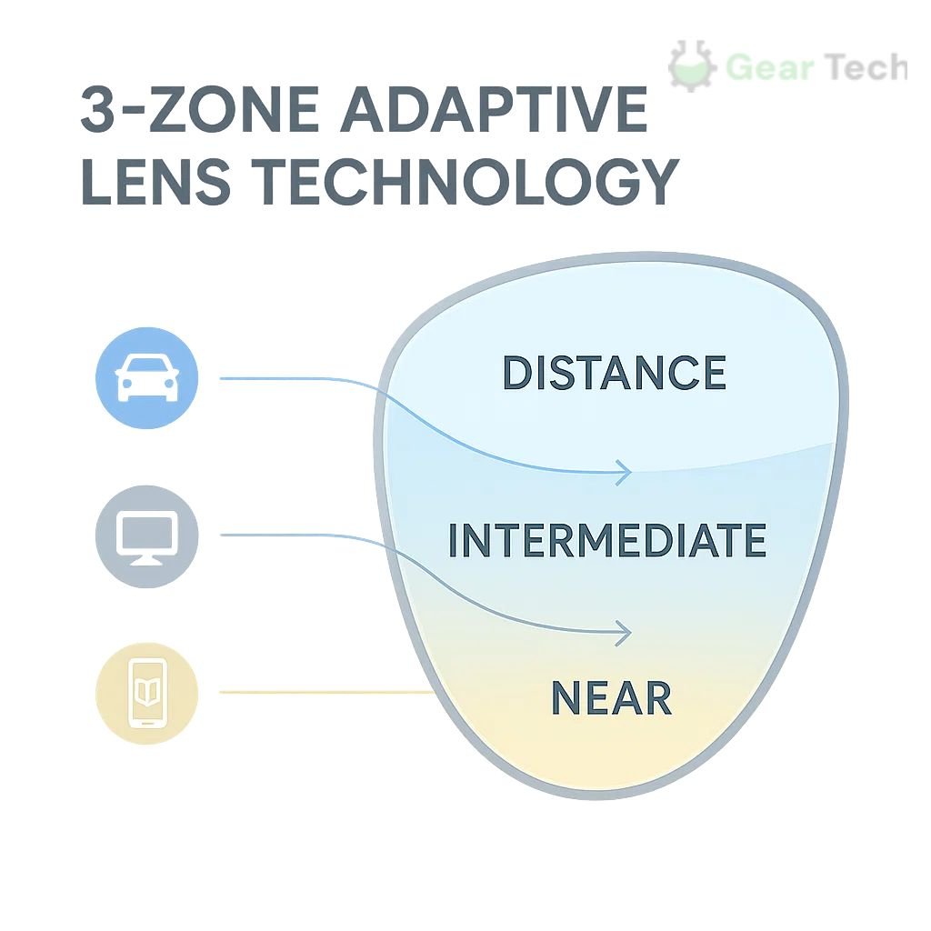Smart Reading Glasses | Auto Focus Vision Glasses - Luxyecs