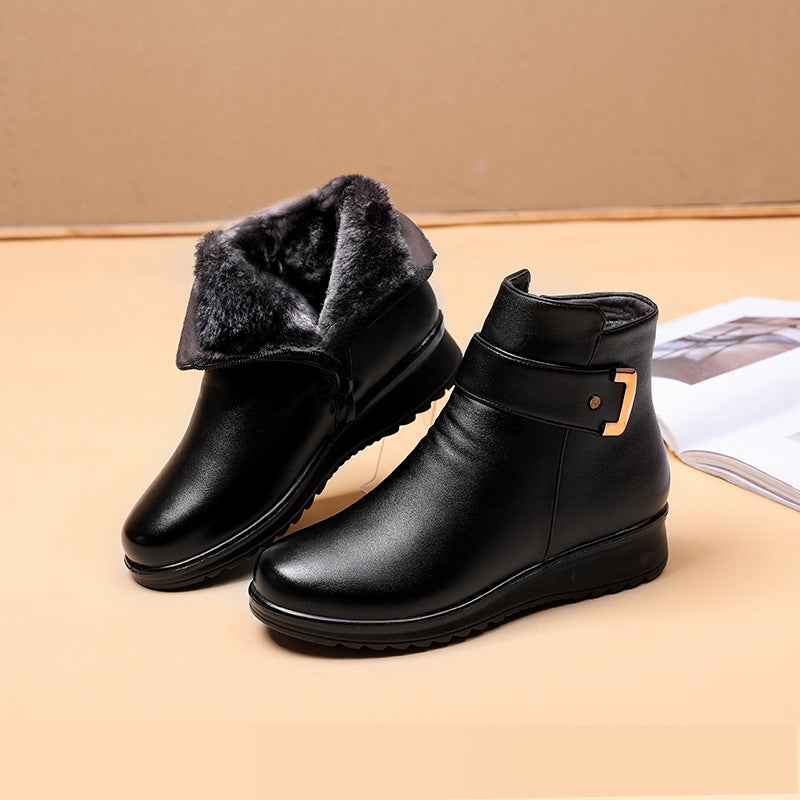 Women's Fur-Lined Ankle Boots | Stylish