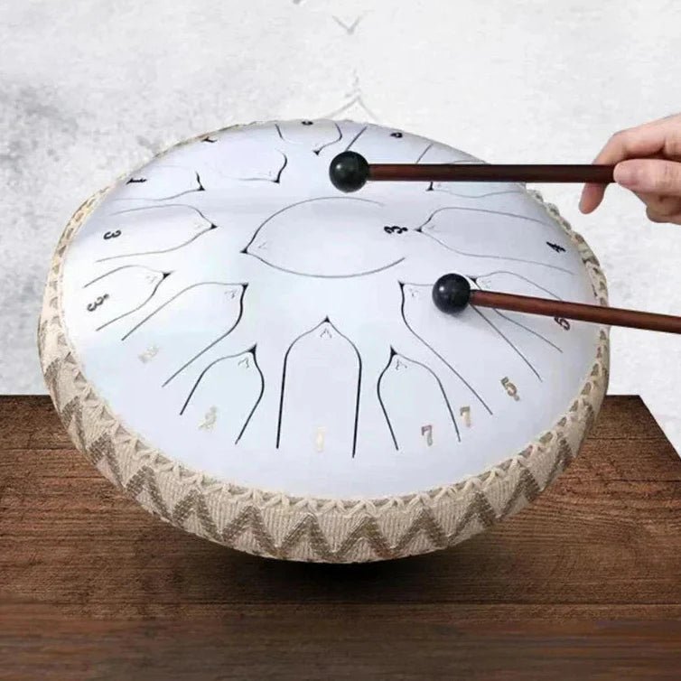 Stress Relief Drum for Children and Adults – Calming Musical Instrument for Relaxation and Mindfulness - Luxyecs