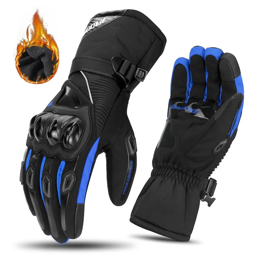 Waterproof Motorcycle Gloves | Grip Insulated Gloves for Cold Weather Riding