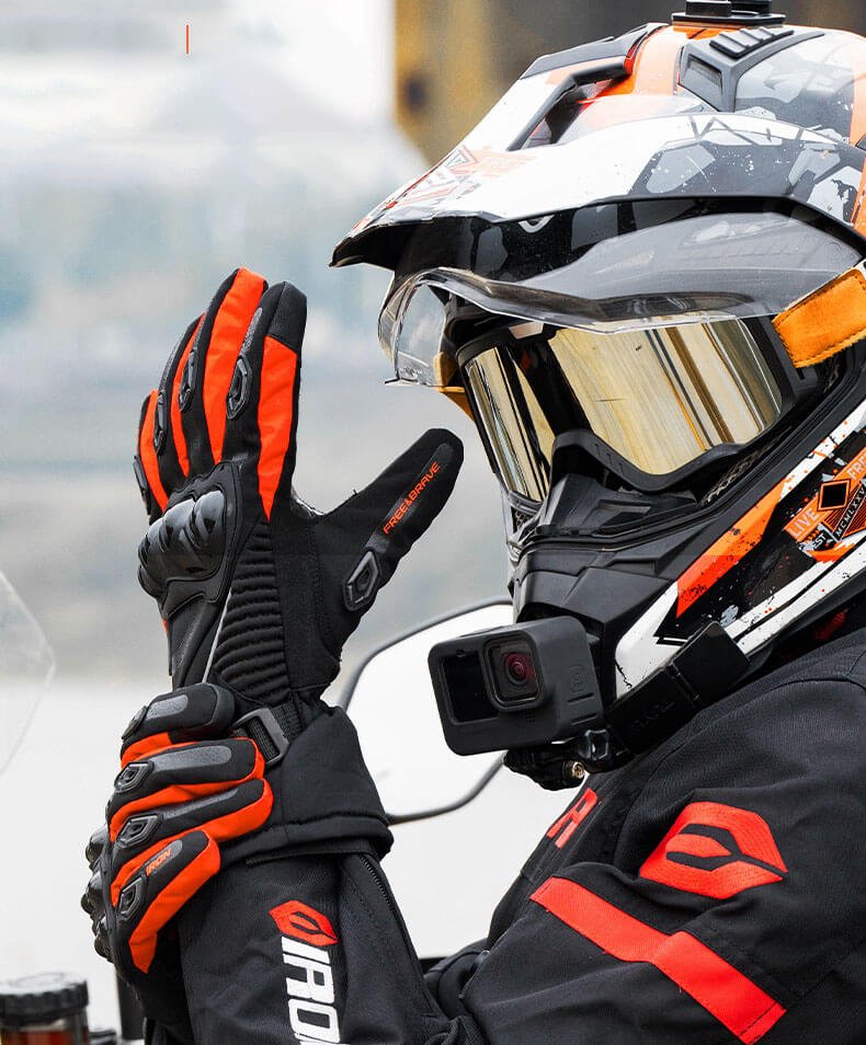 Waterproof Motorcycle Gloves | Grip Insulated Gloves for Cold Weather Riding