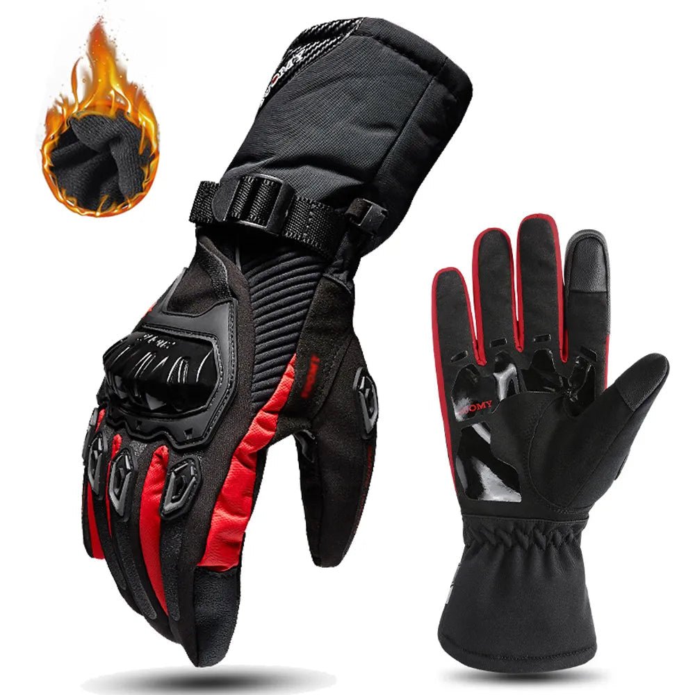 Waterproof Motorcycle Gloves | Grip Insulated Gloves for Cold Weather Riding