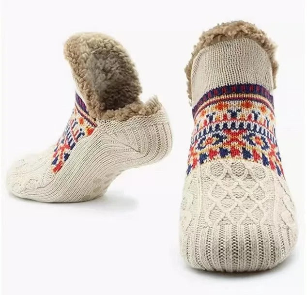 Winter Warm Home Socks | Anti-Slip Indoor Slippers