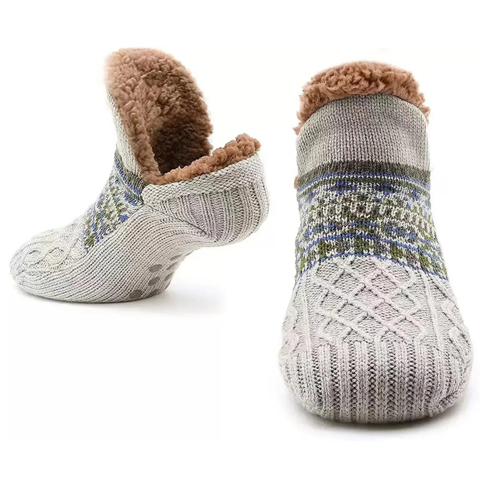 Winter Warm Home Socks | Anti-Slip Indoor Slippers