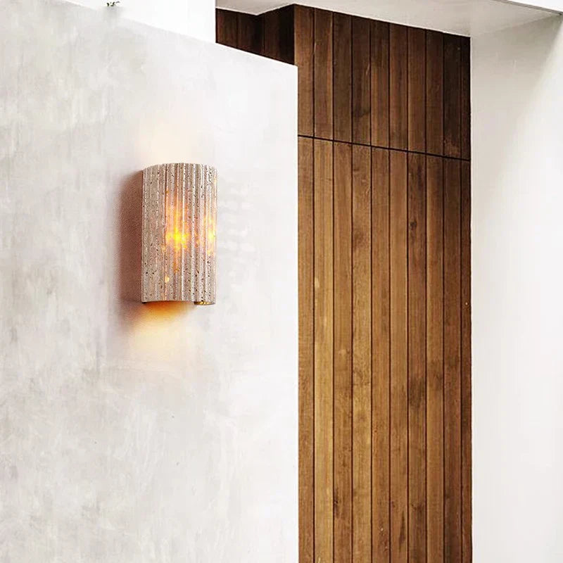 Natural Stone Wall Lamp Indoor