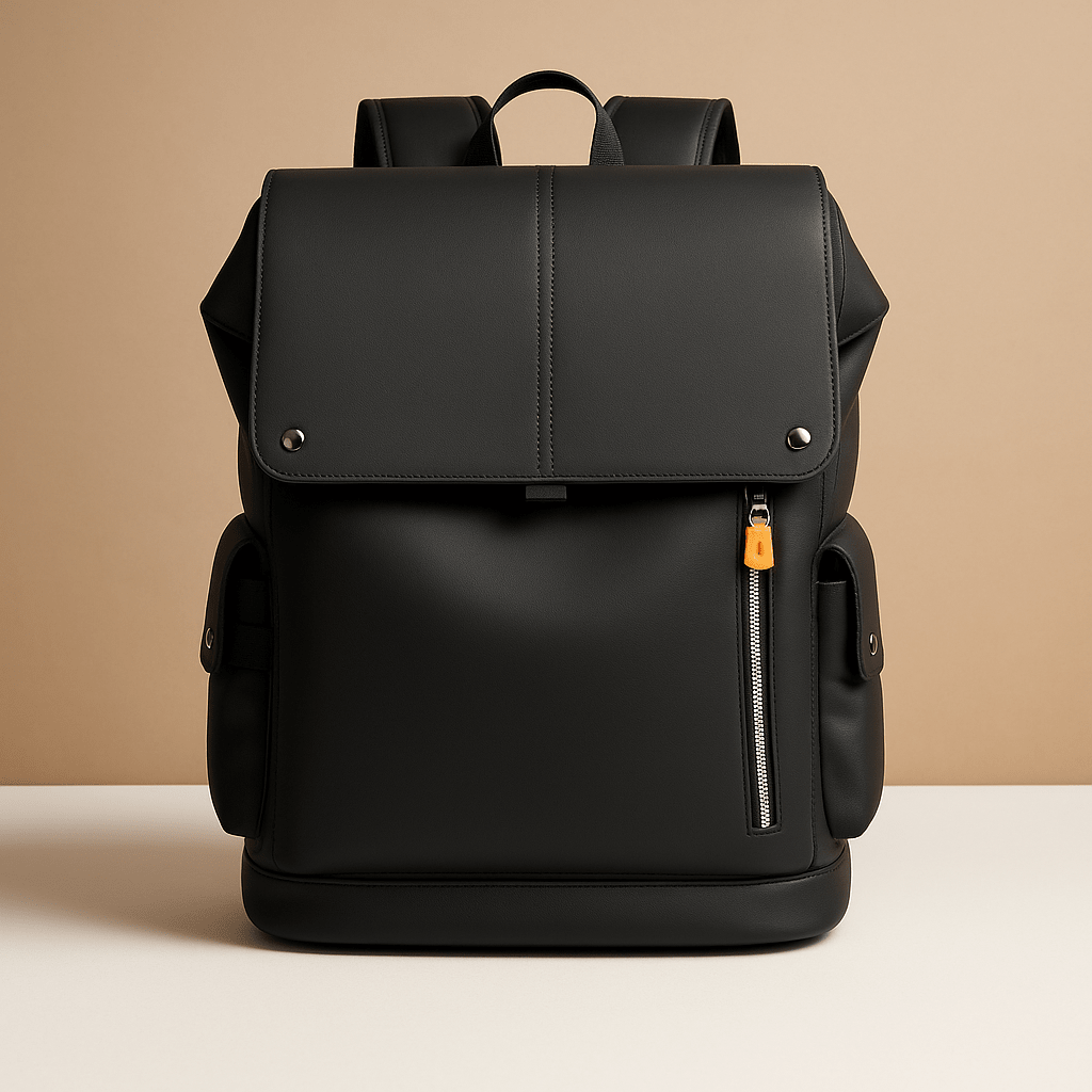 Waterproof leather laptop backpack for men | Maxwell - Luxyecs