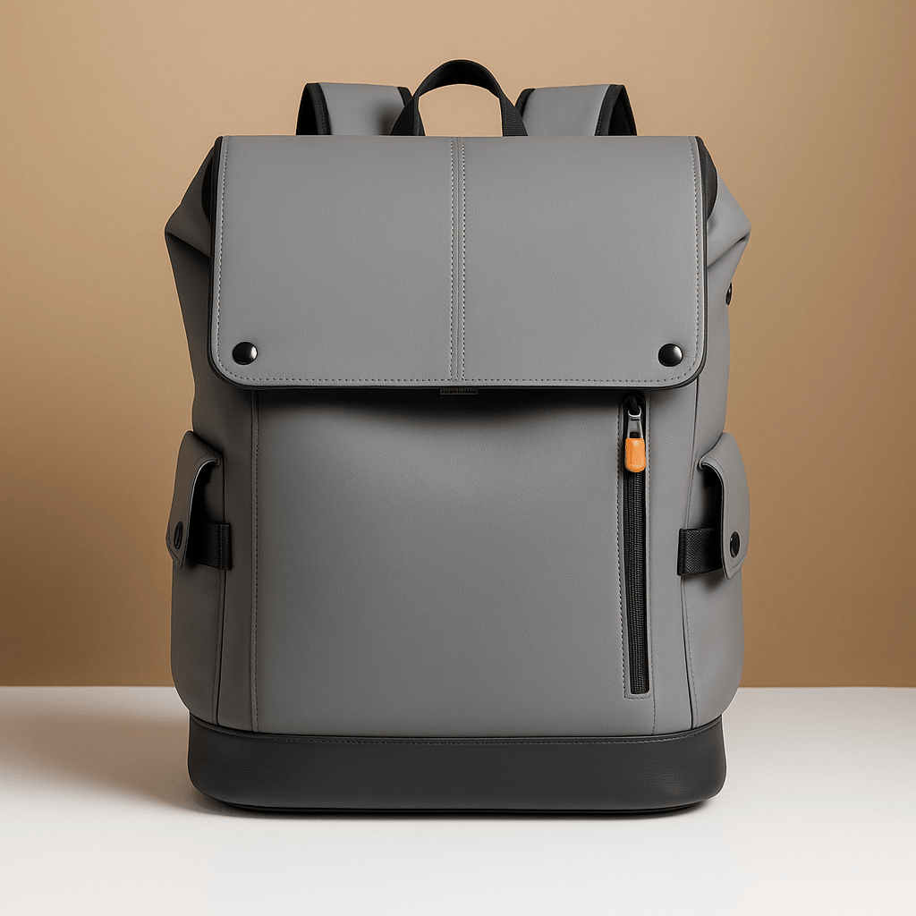 Waterproof leather laptop backpack for men | Maxwell - Luxyecs