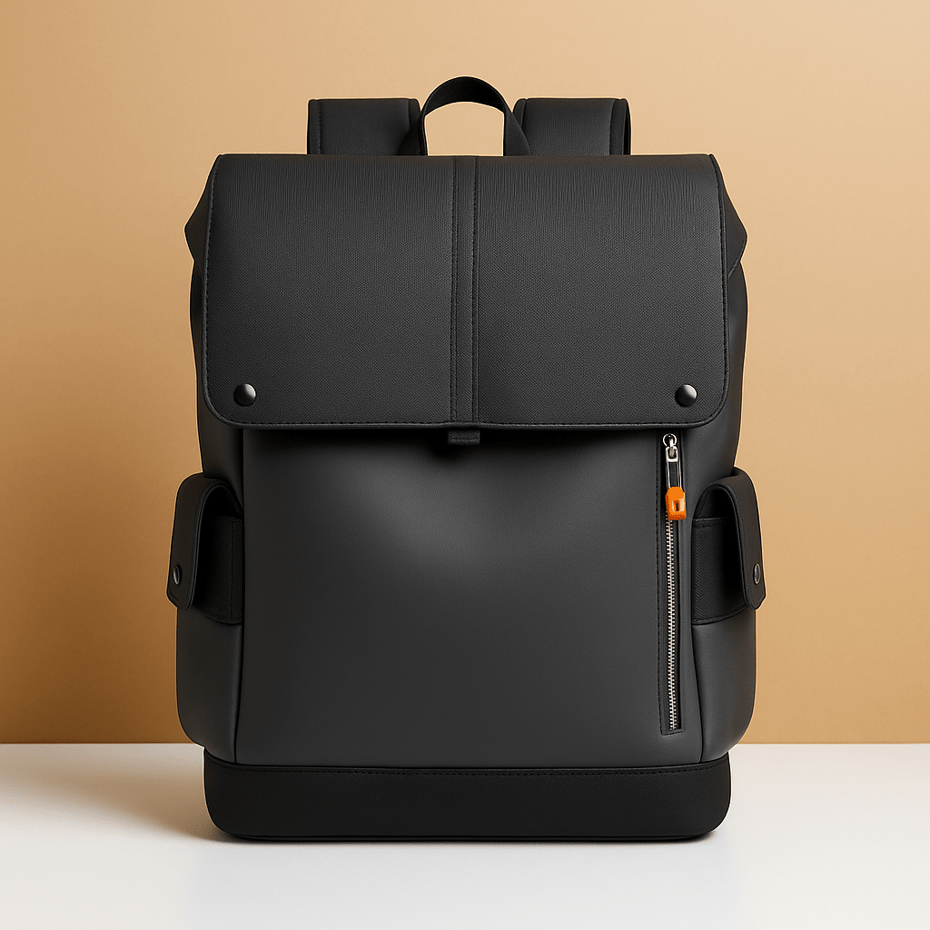 Waterproof leather laptop backpack for men | Maxwell - Luxyecs