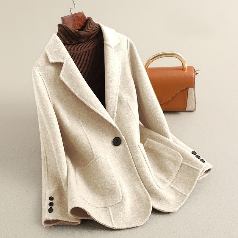 Women’s Casual Short Coat | Elegant Everyday Style - Luxyecs