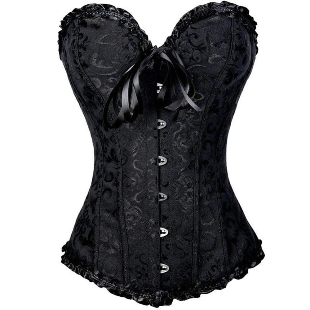 Women’s Corset Bustier | Fitted Lace Up Top - Luxyecs