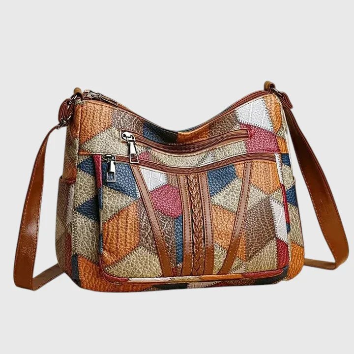 Women’s Crossbody Bag | Patchwork Style Everyday Shoulder Bag - Luxyecs