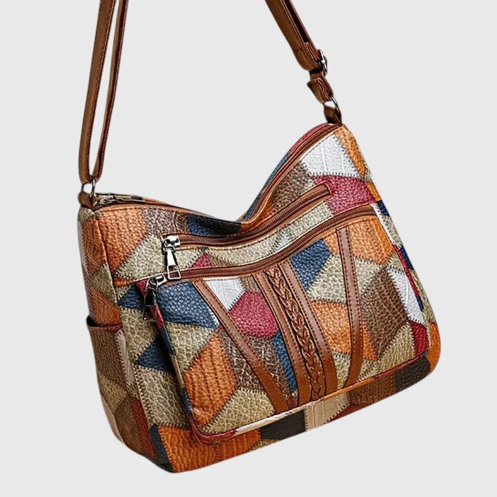 Women’s Crossbody Bag | Patchwork Style Everyday Shoulder Bag - Luxyecs