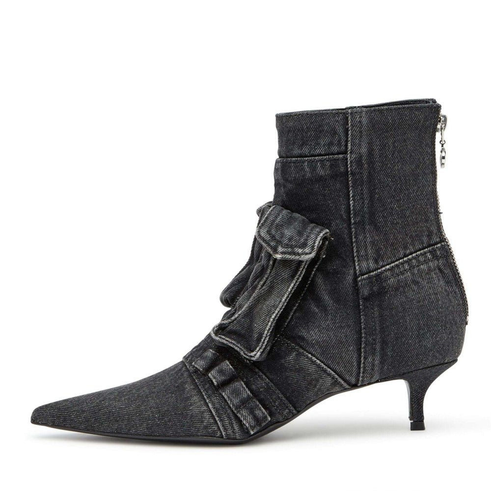 Women’s Heeled Boots | Pointed Toe Ankle Boots - Luxyecs