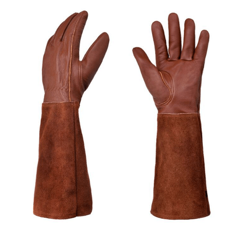 Women’s Long Garden Gloves - Durable, Thorn - Proof & Breathable for Rose Gardening - Luxyecs