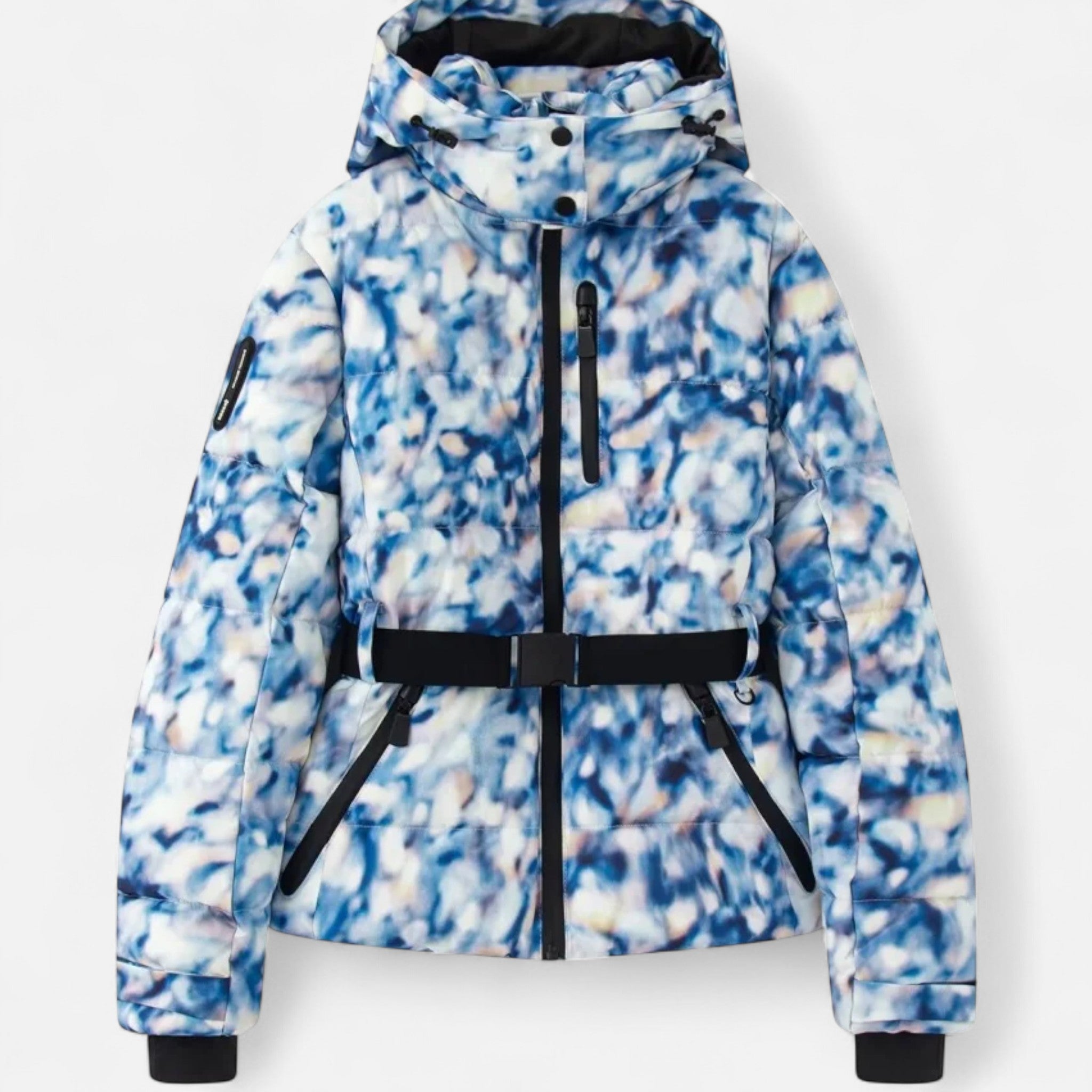 Women’s Puffer Winter Jacket | Belted Warm Design - Luxyecs