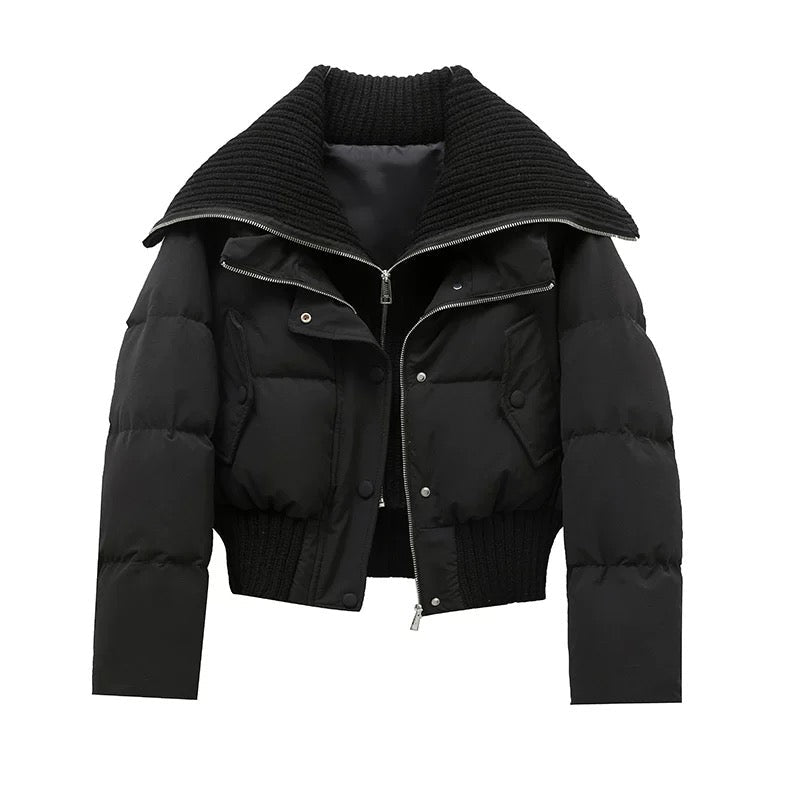 Women’s Quilted Puffer Jacket | Warm - Luxyecs