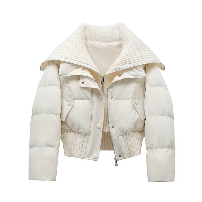 Women’s Quilted Puffer Jacket | Warm - Luxyecs