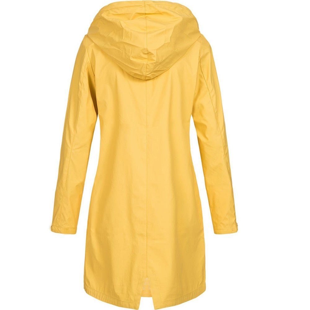 Women’s Rain Jacket | Waterproof Hooded Coat - Luxyecs