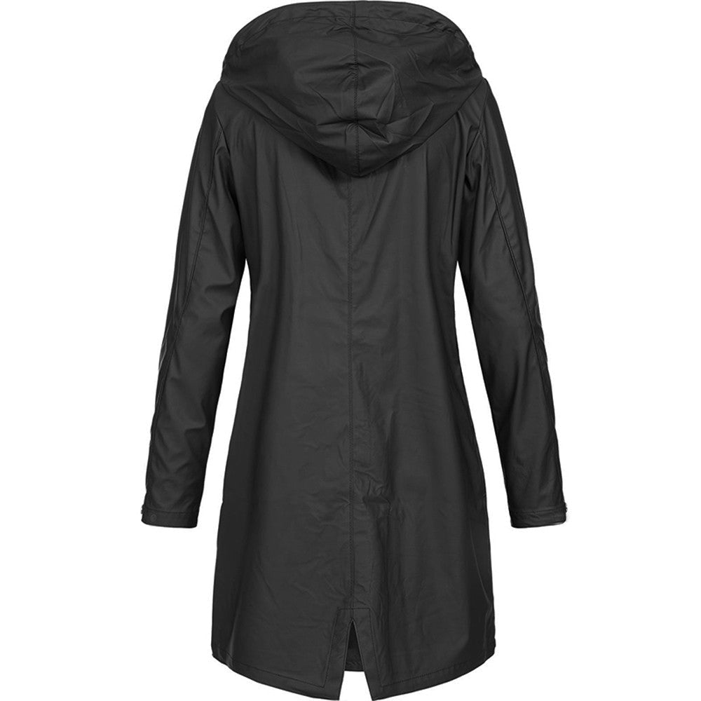 Women’s Rain Jacket | Waterproof Hooded Coat - Luxyecs