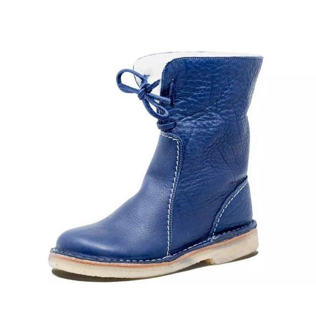 Women’s Winter Boots | Warm Mid Calf Snow Boots - Luxyecs