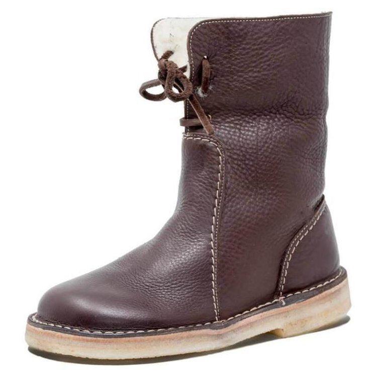 Women’s Winter Boots | Warm Mid Calf Snow Boots - Luxyecs