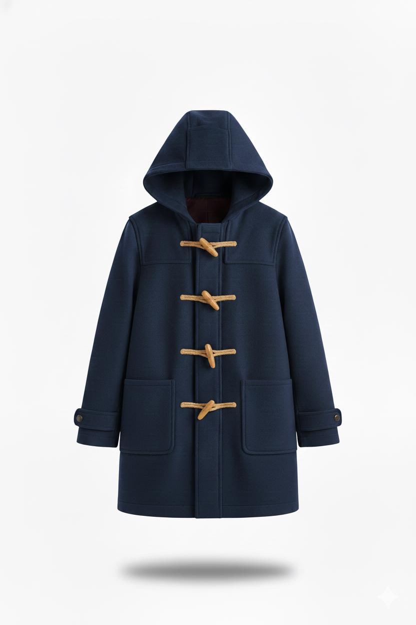Women’s Winter Coat | Hooded Toggle Button Coat - Luxyecs