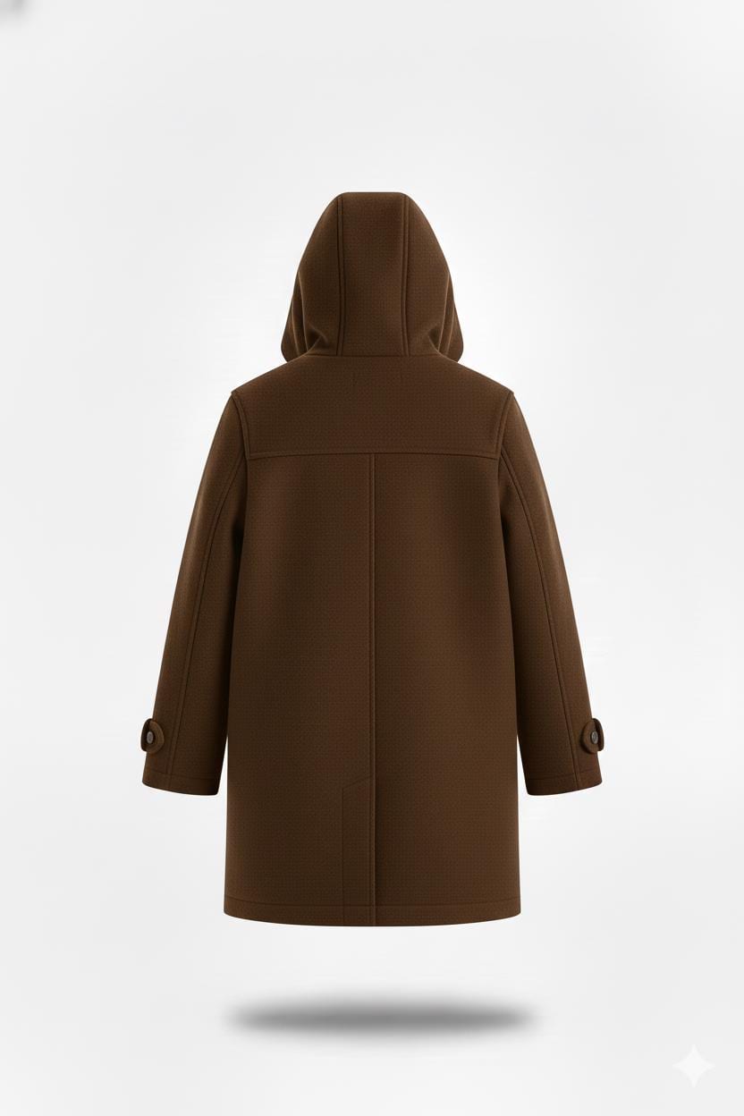 Women’s Winter Coat | Hooded Toggle Button Coat - Luxyecs