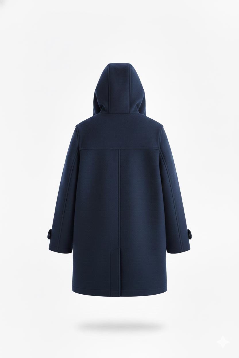 Women’s Winter Coat | Hooded Toggle Button Coat - Luxyecs