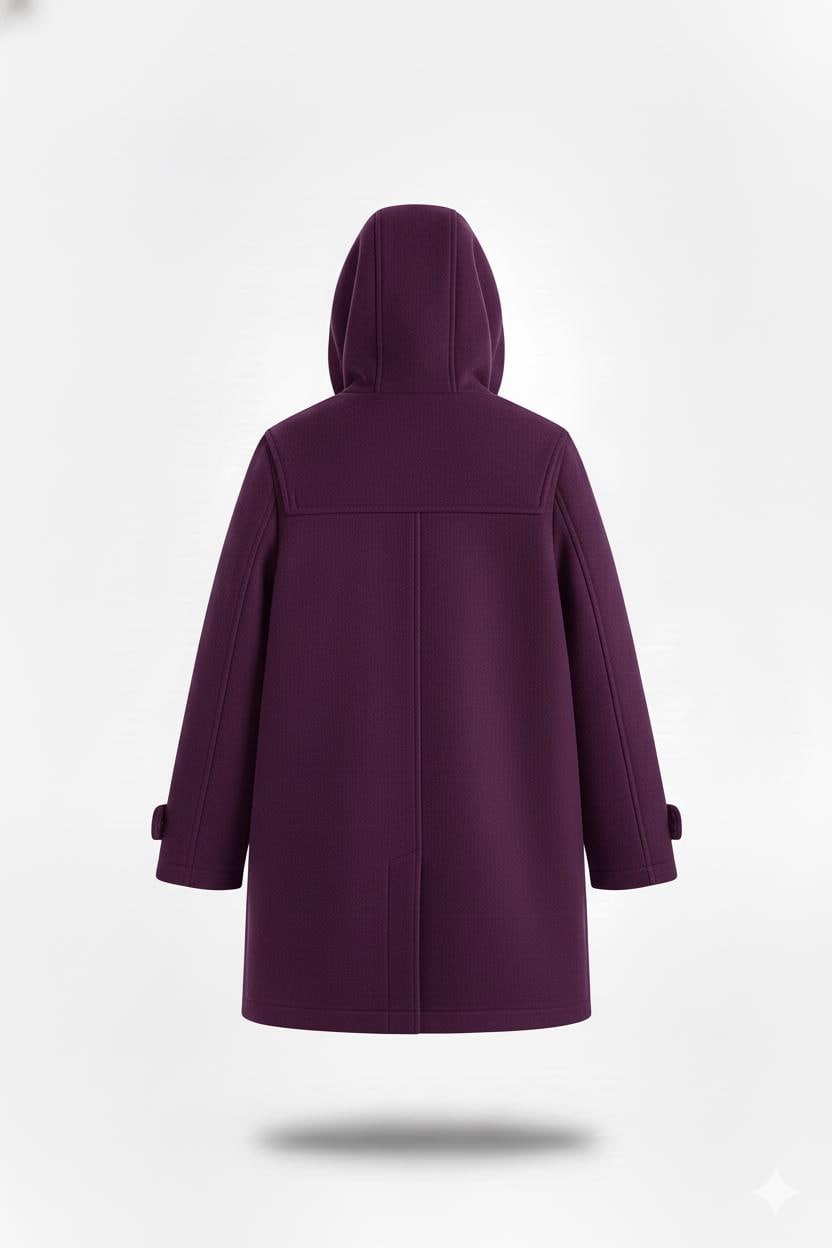 Women’s Winter Coat | Hooded Toggle Button Coat - Luxyecs