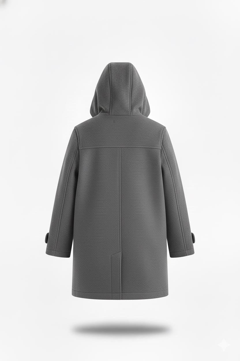 Women’s Winter Coat | Hooded Toggle Button Coat - Luxyecs
