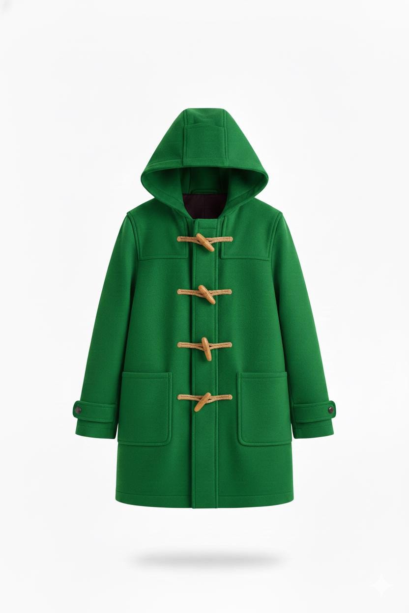 Women’s Winter Coat | Hooded Toggle Button Coat - Luxyecs