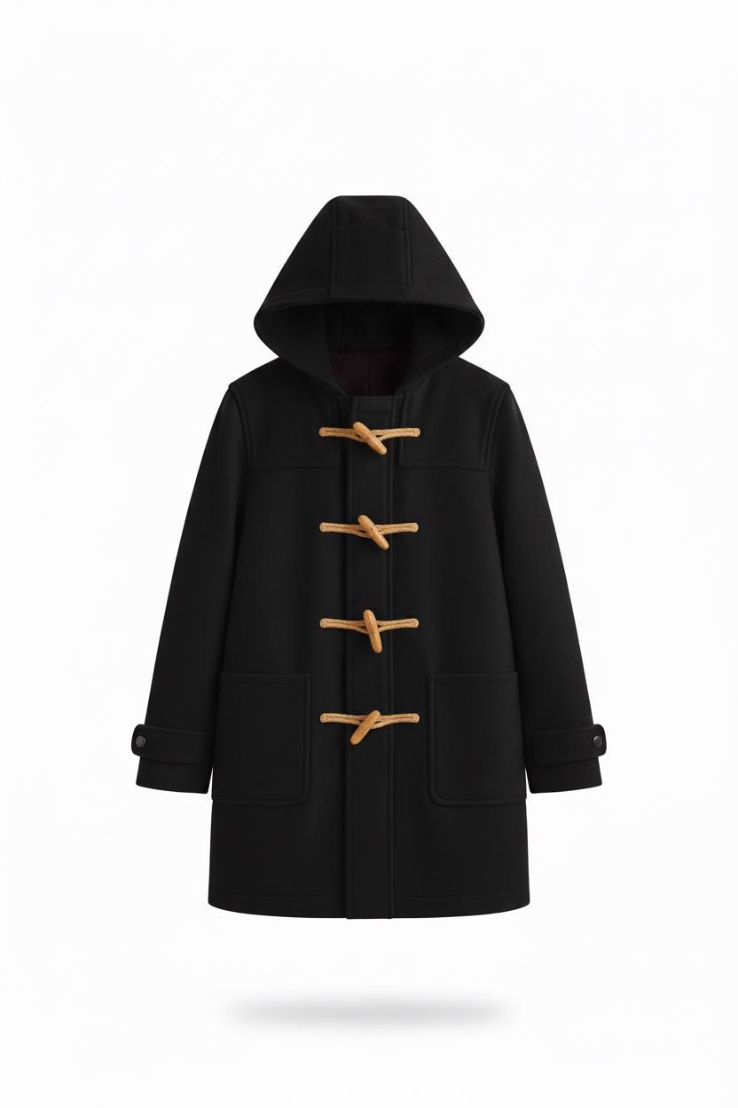 Women’s Winter Coat | Hooded Toggle Button Coat - Luxyecs