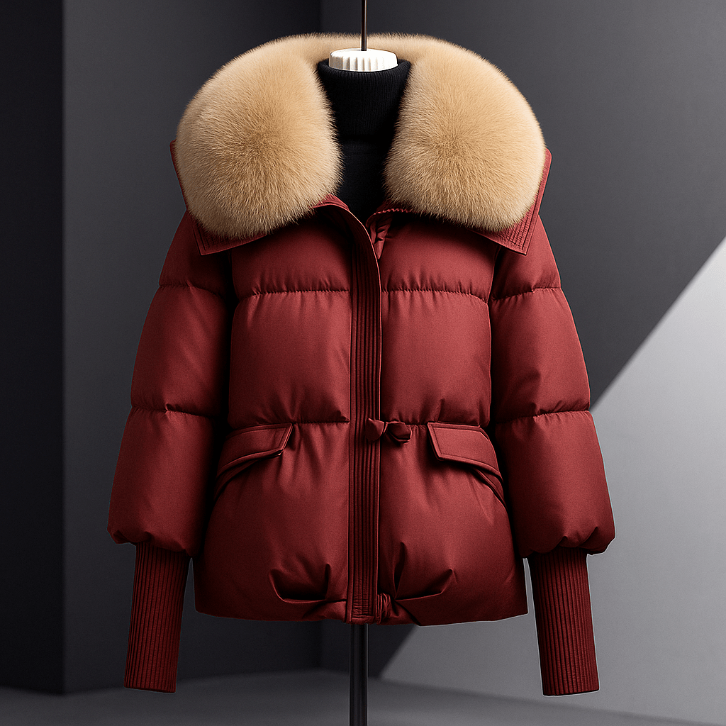 Women’s Winter Coat | Short Puffer Jacket - Luxyecs
