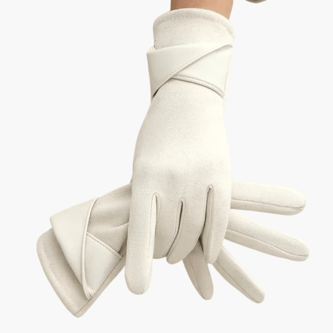 Women’s Winter Gloves with Fleece Lining and Adjustable Strap - Luxyecs