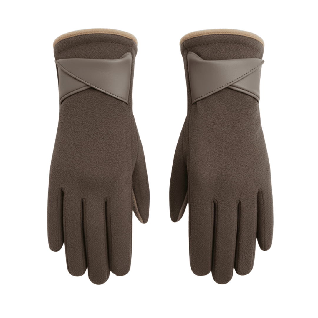 Women’s Winter Gloves with Fleece Lining and Adjustable Strap - Luxyecs