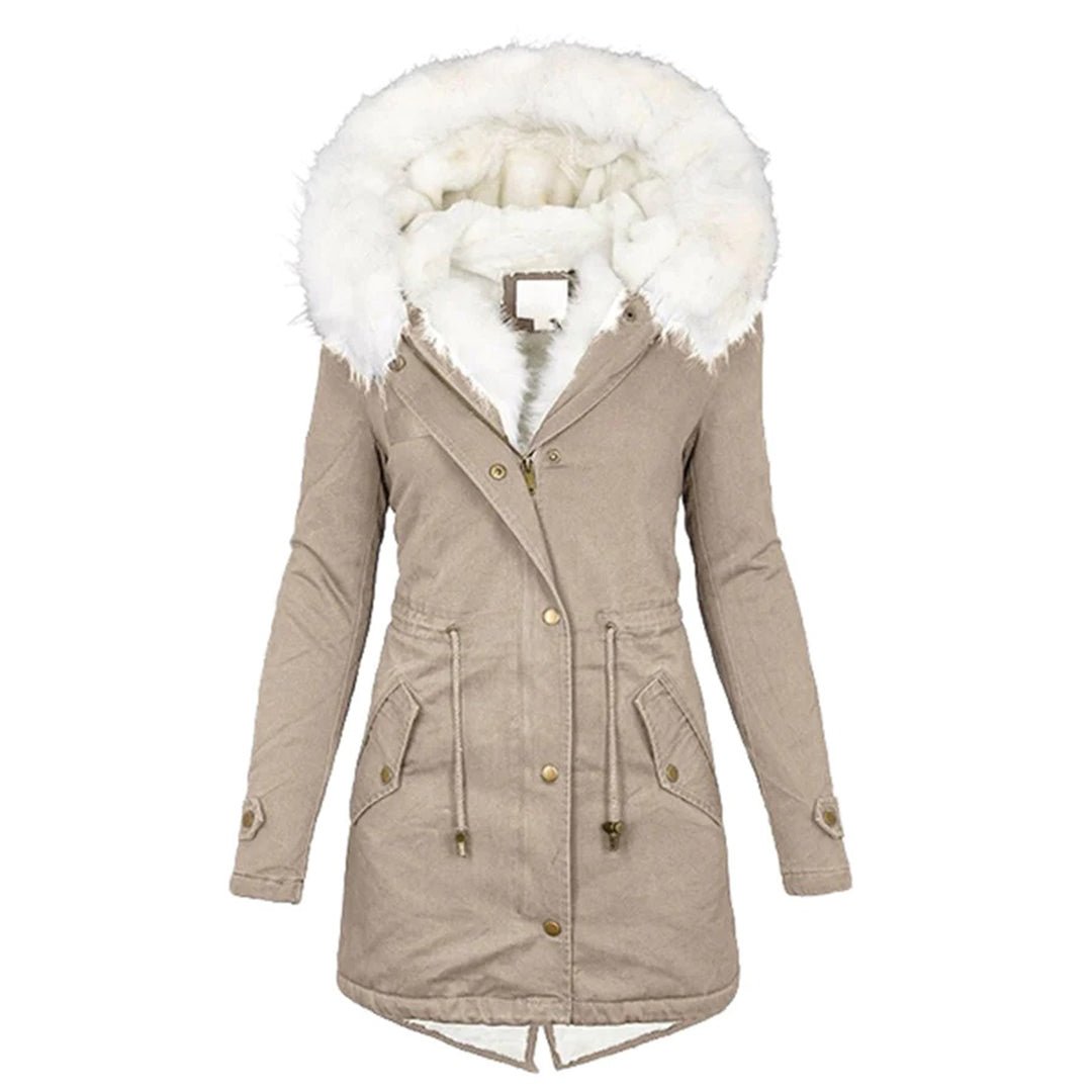 Women’s Winter Parka Coat | Warm Everyday Comfort - Luxyecs
