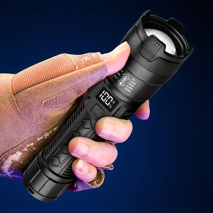 LED Torch Light | USB Rechargeable Outdoor Flashlight