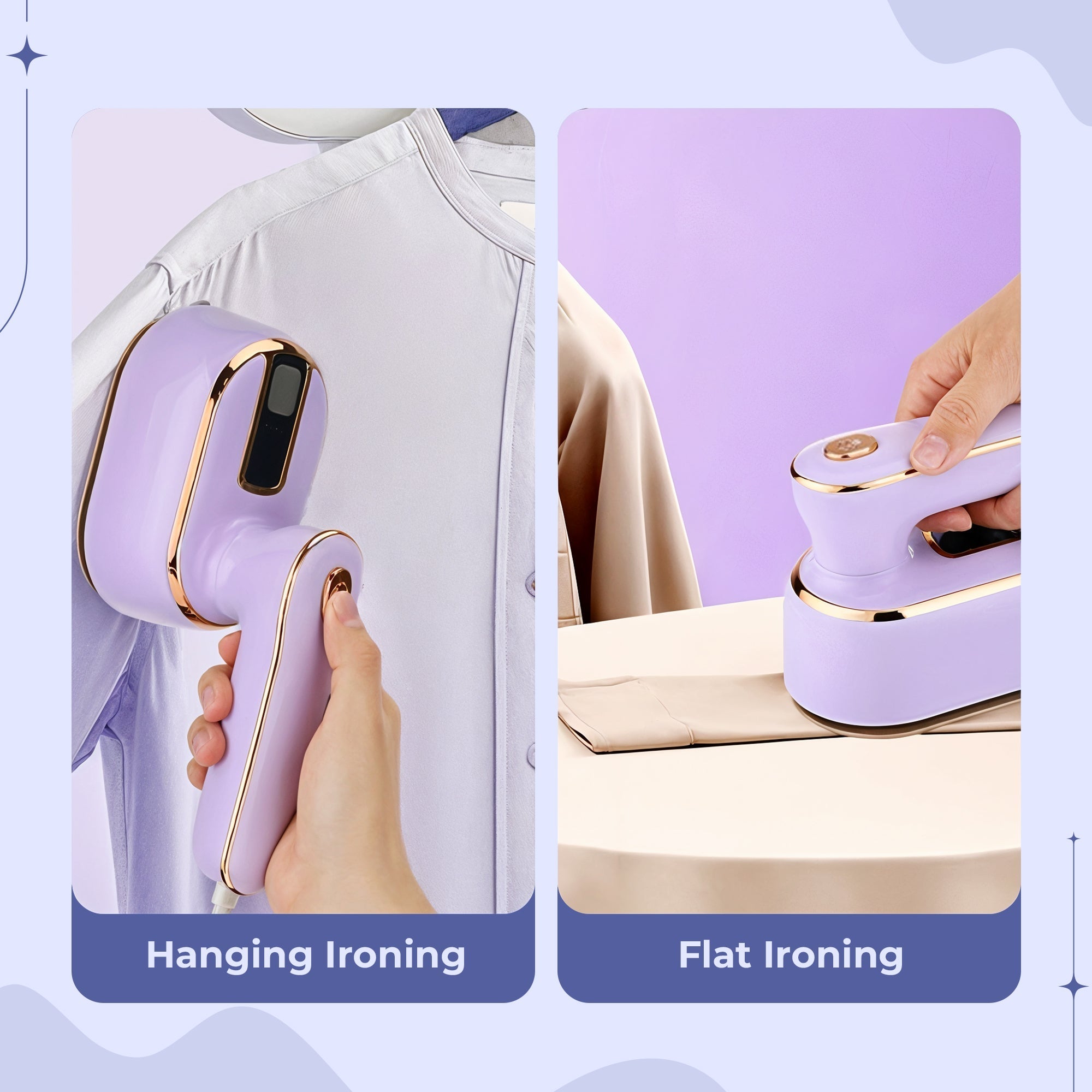 Mini Steam Iron | Fast Portable Garment Steamer