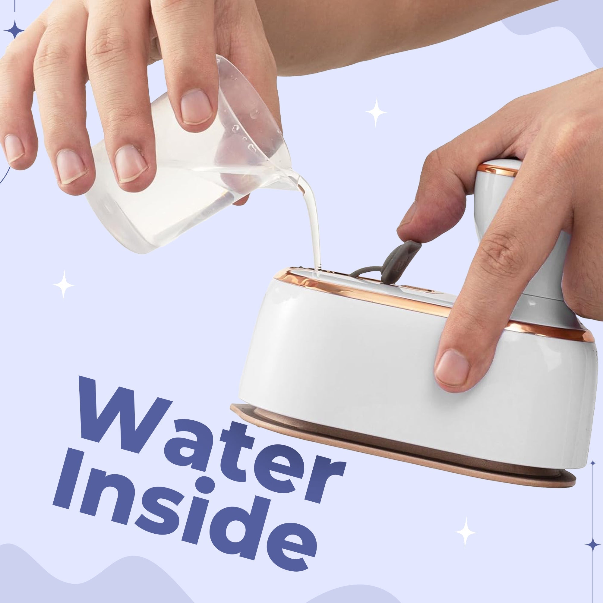Mini Steam Iron | Fast Portable Garment Steamer