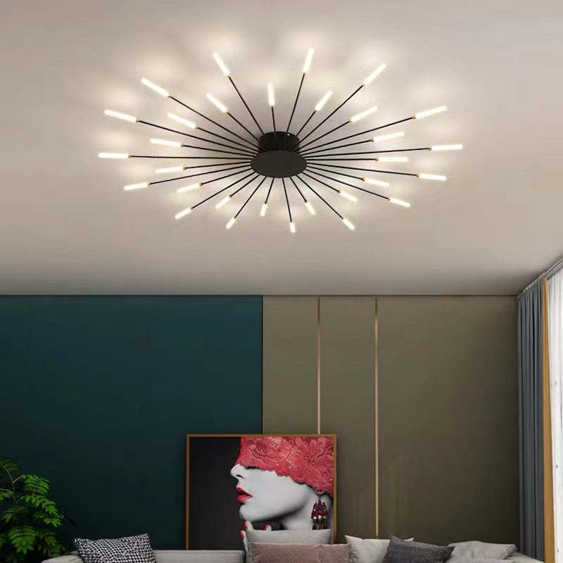 LED Starburst Ceiling Light | Sleek Modern