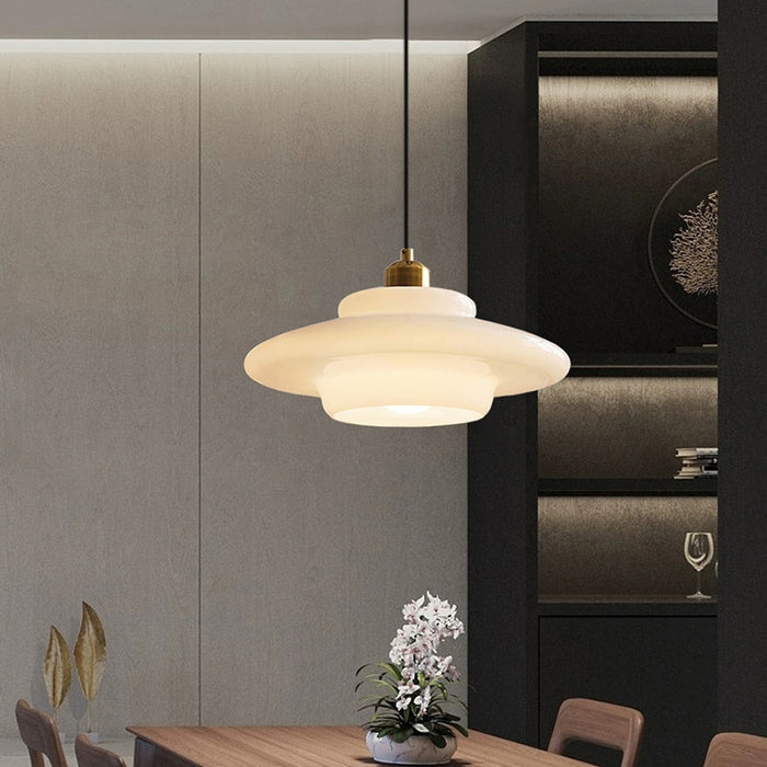 Stylish Glass Pendant Lamp | Elegant Interior Lighting Design