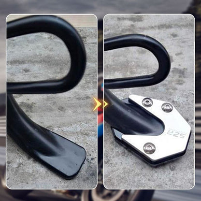 Kickstand Extension Pad | Stable Support for Motorbike Parking