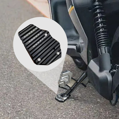 Kickstand Extension Pad | Stable Support for Motorbike Parking