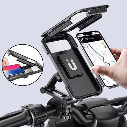 Waterproof Bike Phone Holder | Powerbank Handlebar Mount