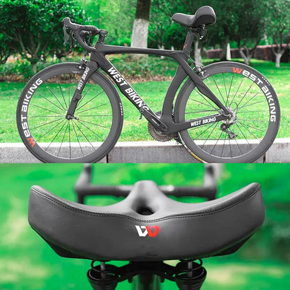 Ergonomic Bicycle Saddle | Breathable Wide Cycling Seat