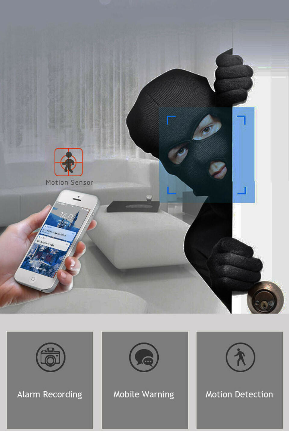 Smart WiFi Security Camera | Indoor 360° Home Surveillance System