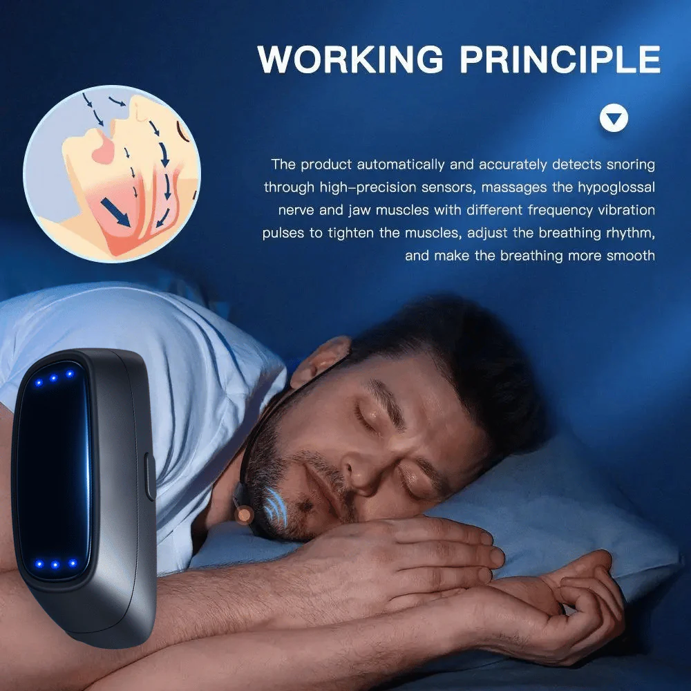 Smart Anti Snoring Device | Comfortable Sleep Assistant