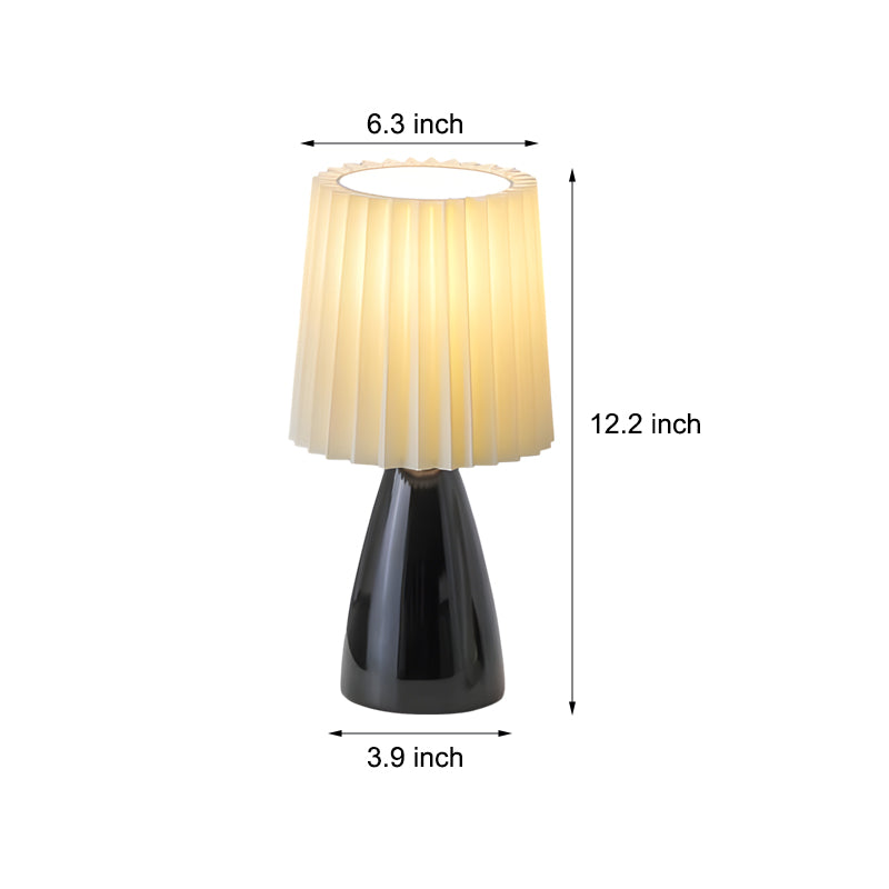 Table Lamp with Glass Base